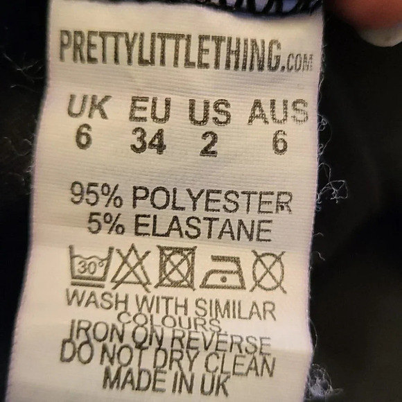 Sexy Black Dress by PrettyLittleThing (size 2) - Picture 8 of 8